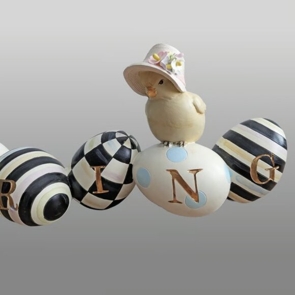 FINAL SALE: McKenzie-Childs Spring Chick Egg Decor - Picture 4 of 4